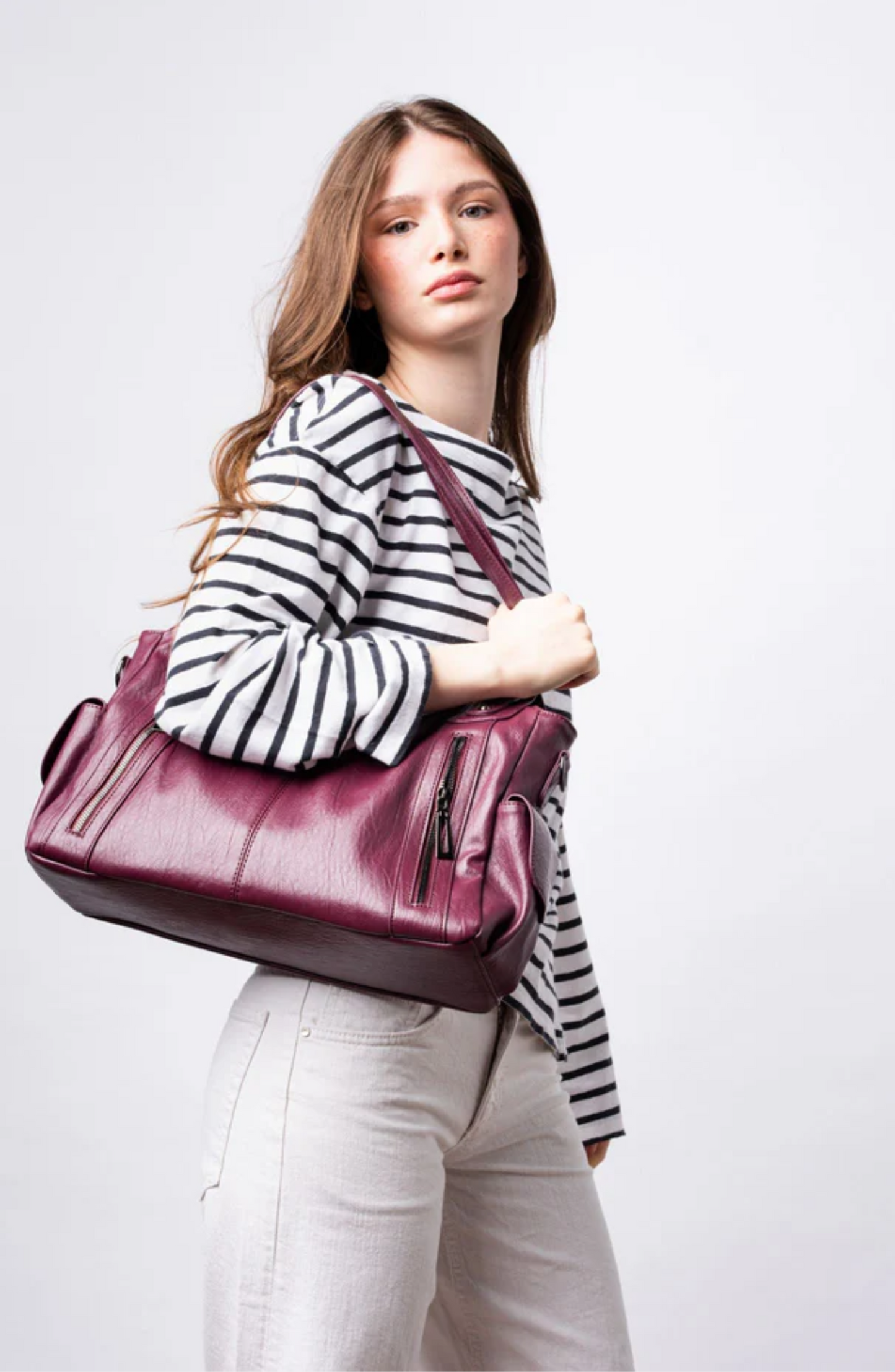 Sac à main de cours à zip - Emma
