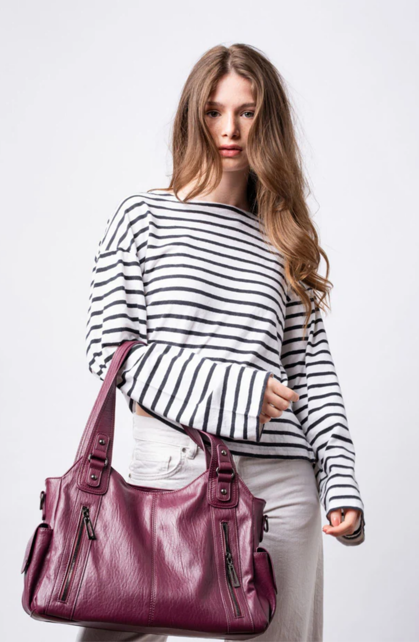 Sac à main de cours à zip - Emma