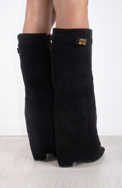 Bottes shark en suèdine
